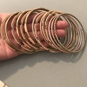 Peach bangles